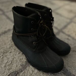 Sperry saltwater wedge Black Duck Boots